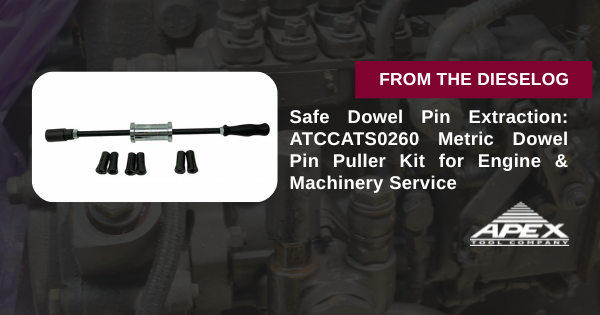 Safe Dowel Pin Extraction: ATCCATS0260 Metric Dowel Pin Puller Kit for Engine & Machinery Service